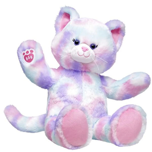 Online-Only Pastel Swirl Kitty Black Cheer Uniform Set | Build-A-Bear® - US 6421