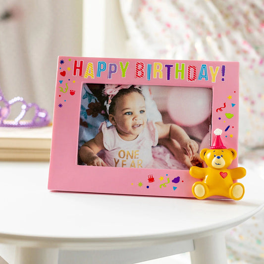 Build-A-Bear® Happy BEARthday! Pink Photo Frame - US 9553