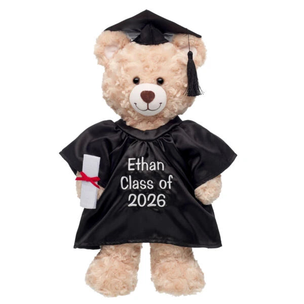 Personalized Embroidered Black Graduation Set | Build A Bear - US 5598