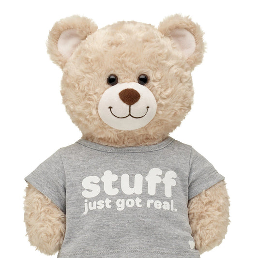 "Stuff Just Got Real" T-Shirt for Plush Toys | Build-A-Bear® - US 5480