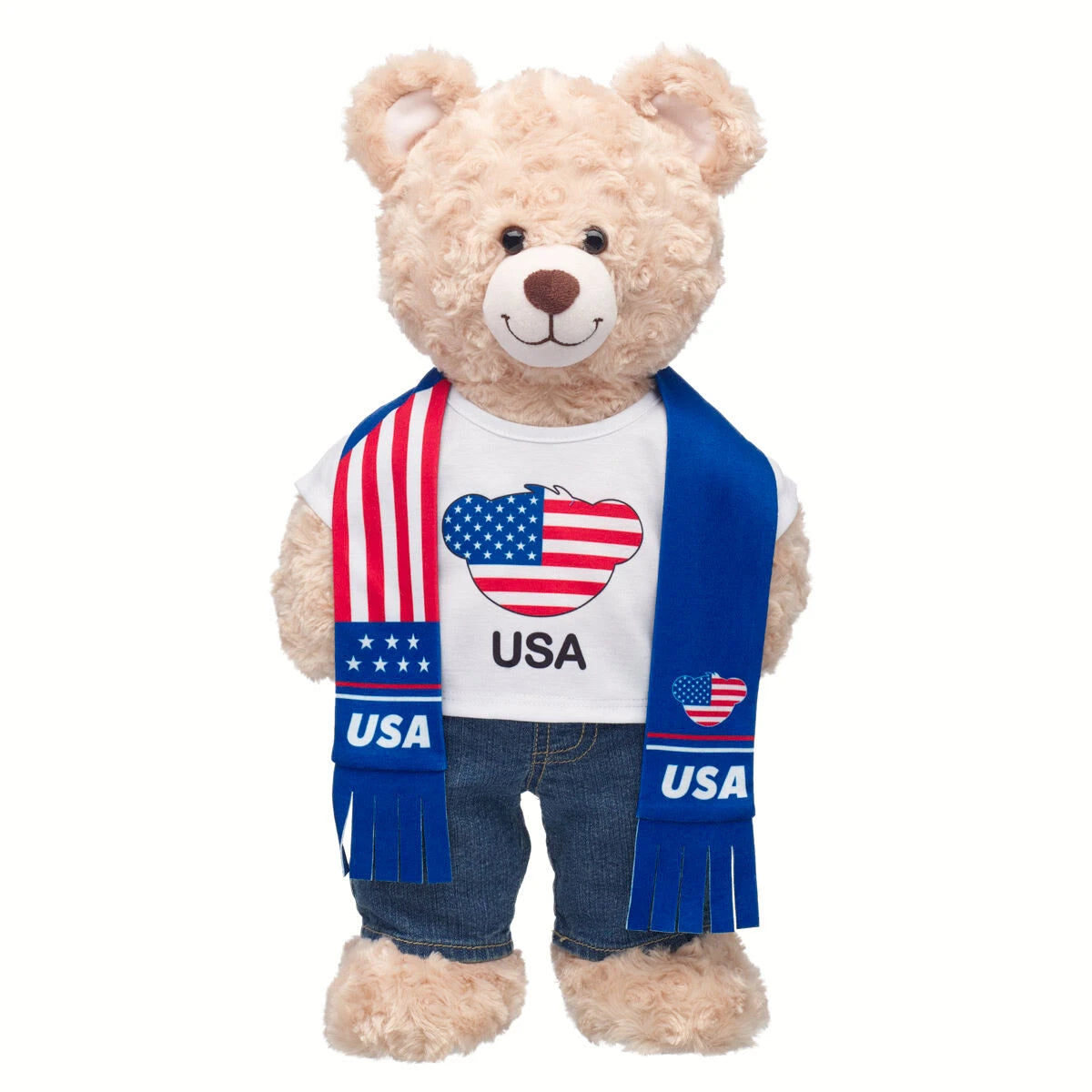 USA Scarf & T-Shirt Set | Build-A-Bear - US 4353