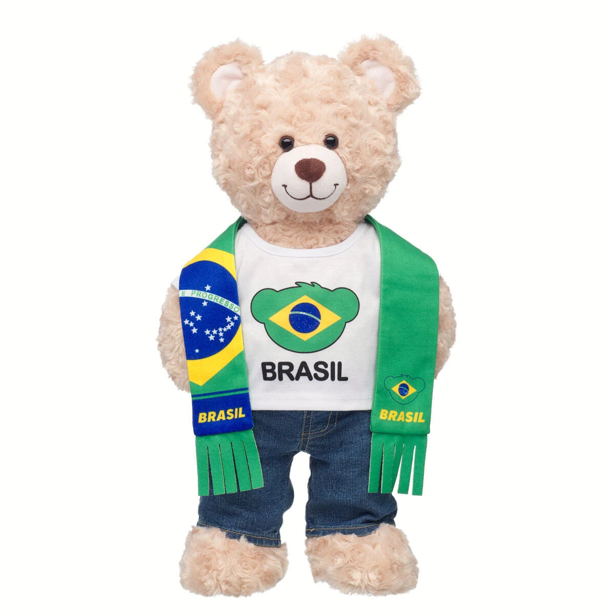 Brazil Scarf & T-Shirt Set | Build-A-Bear - US 5376