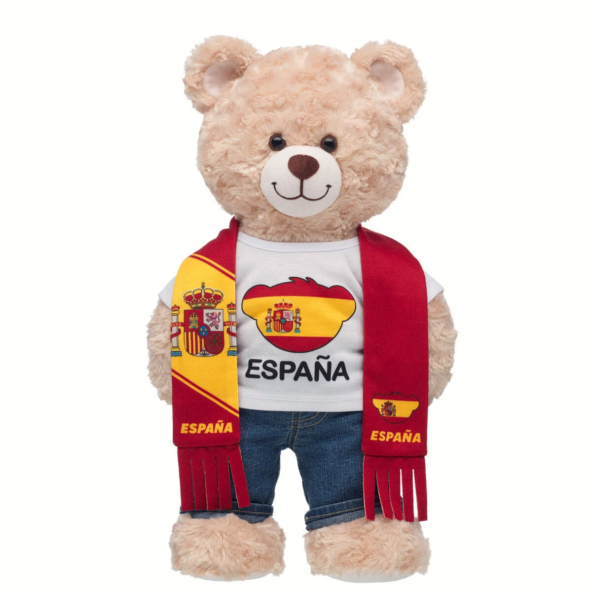 Spain Scarf & T-Shirt Set | Build-A-Bear - US 4683