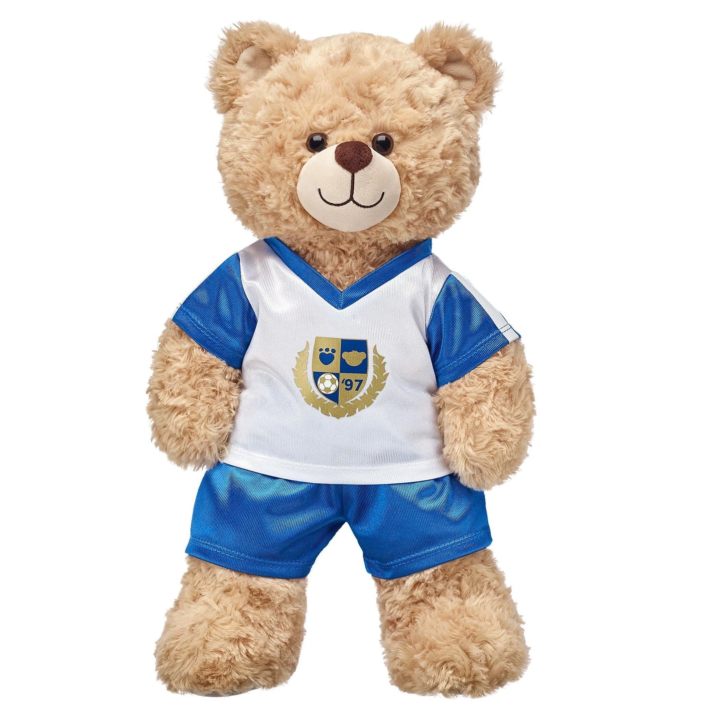 Blue & White Soccer Uniform 2 pc. for Stuffed Animals | Build-A-Bear® - US 5282