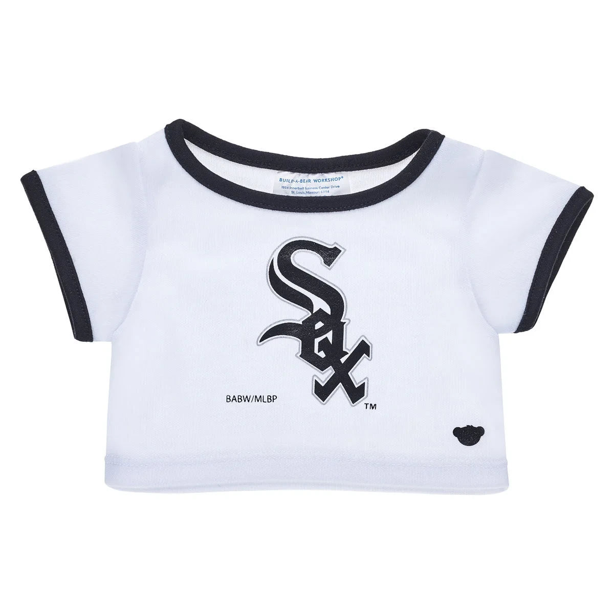 Chicago White Sox Baseball T-Shirt for Stuffed Animals | Build-A-Bear - US 1528