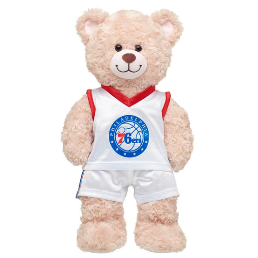Philadelphia 76ers Uniform 2 pc. for Stuffed Animals | Build-A-Bear® - US 2034