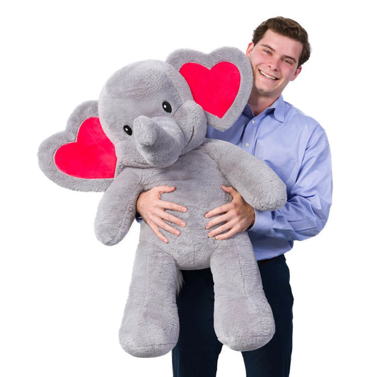 Giant Love You Tons Elephant Stuffed Animal | Build-A-Bear - US 2953