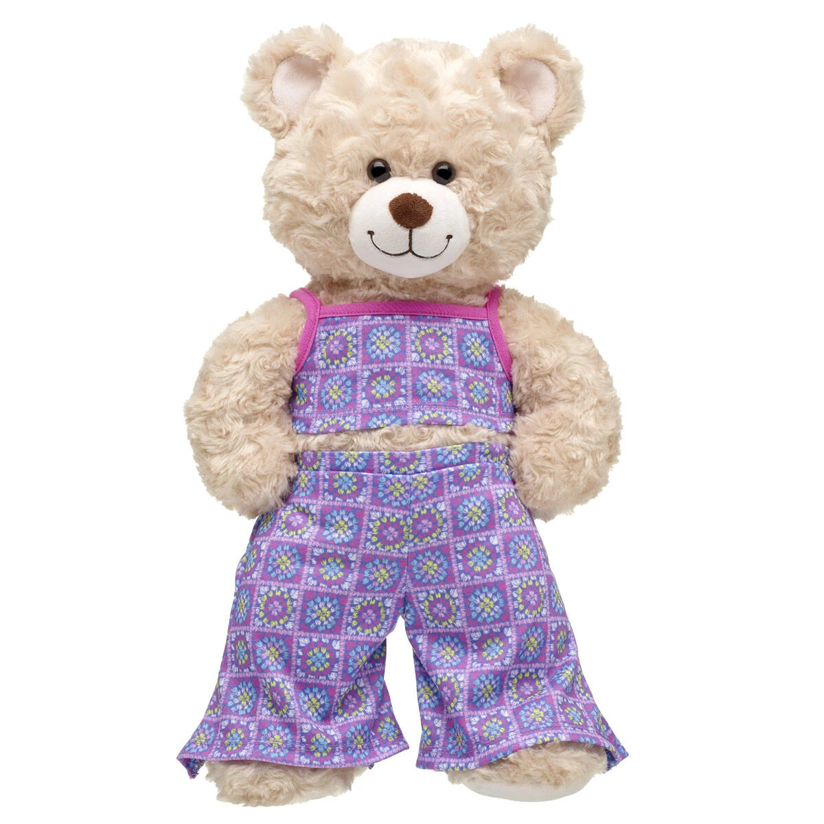 Plush Purple Crochet Jumpsuit Set for Stuffed Animals | Build-A-Bear® - US 7326