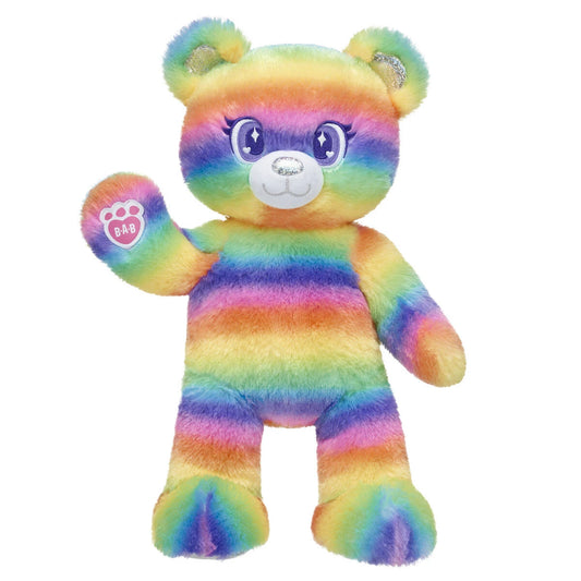 Rainbow Stripes Teddy Bear - US 0722
