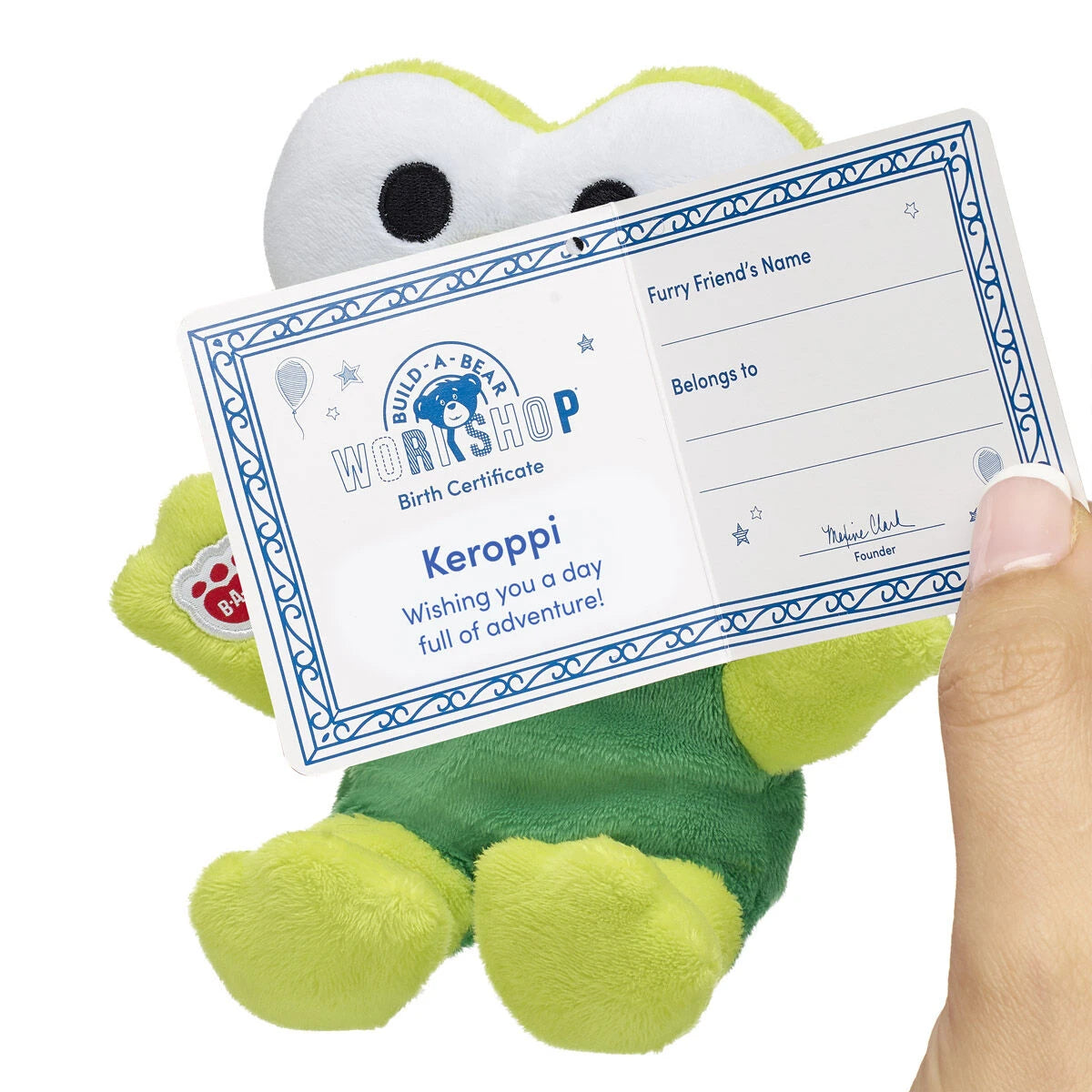 Mini Beans® Hello Kitty® and Friends Keroppi™ Plush | Build-A-Bear - US 5352