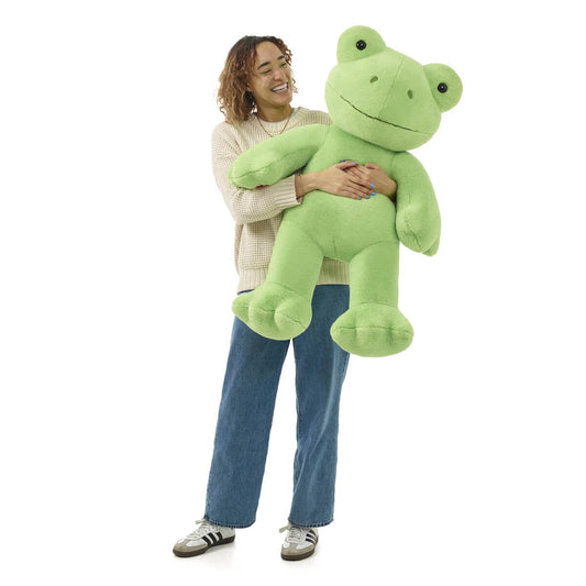 Giant Spring Green Frog Stuffed Animal | Build-A-Bear® - US 2243