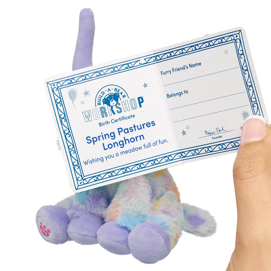 Build-A-Bear Mini Beans Spring Pastures Longhorn | BAB - US 8914