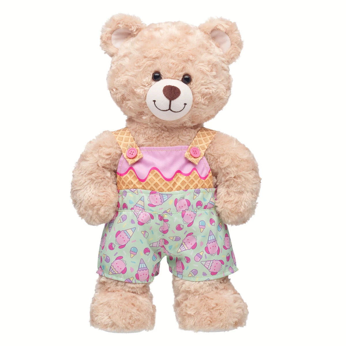 Sanrio Hello Kitty & Friends Strawberry Ice Cream Pochacco Overalls | Build-A-Bear - US 4713