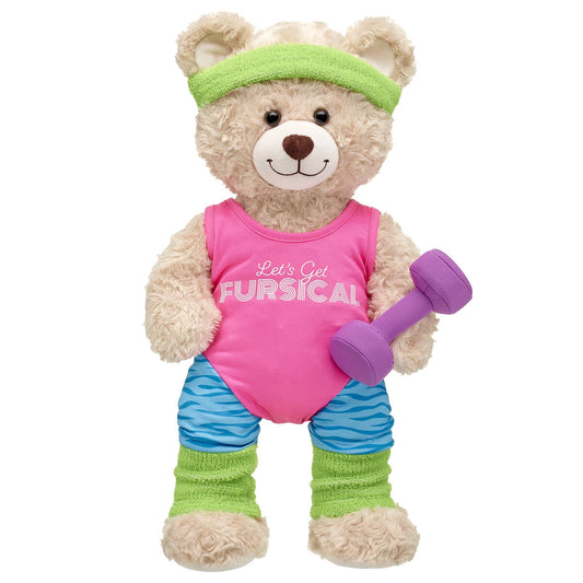 '80s Exercise Outfit for Stuffed Animals | Build-A-Bear® - US 3899