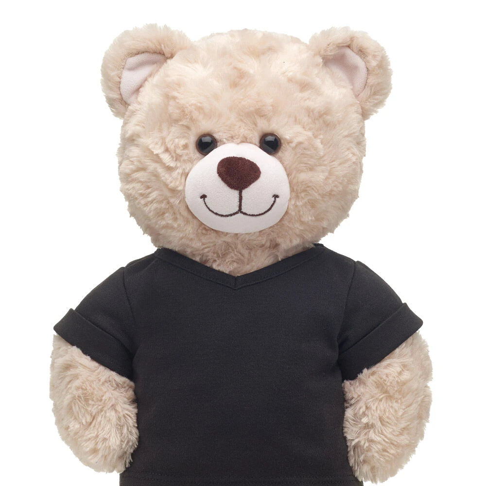 Online Exclusive Black V-Neck T-Shirt | Build-A-Bear - US 7721