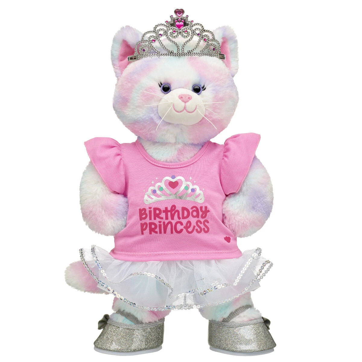 Plush Pastel Swirl Kitty Birthday Gift Set - US 4979