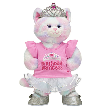 Plush Pastel Swirl Kitty Birthday Gift Set - US 4979