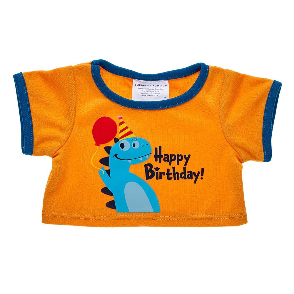 Dinosaur Birthday T-Shirt for Stuffed Animals | Now at Build-A-Bear® - US 8920