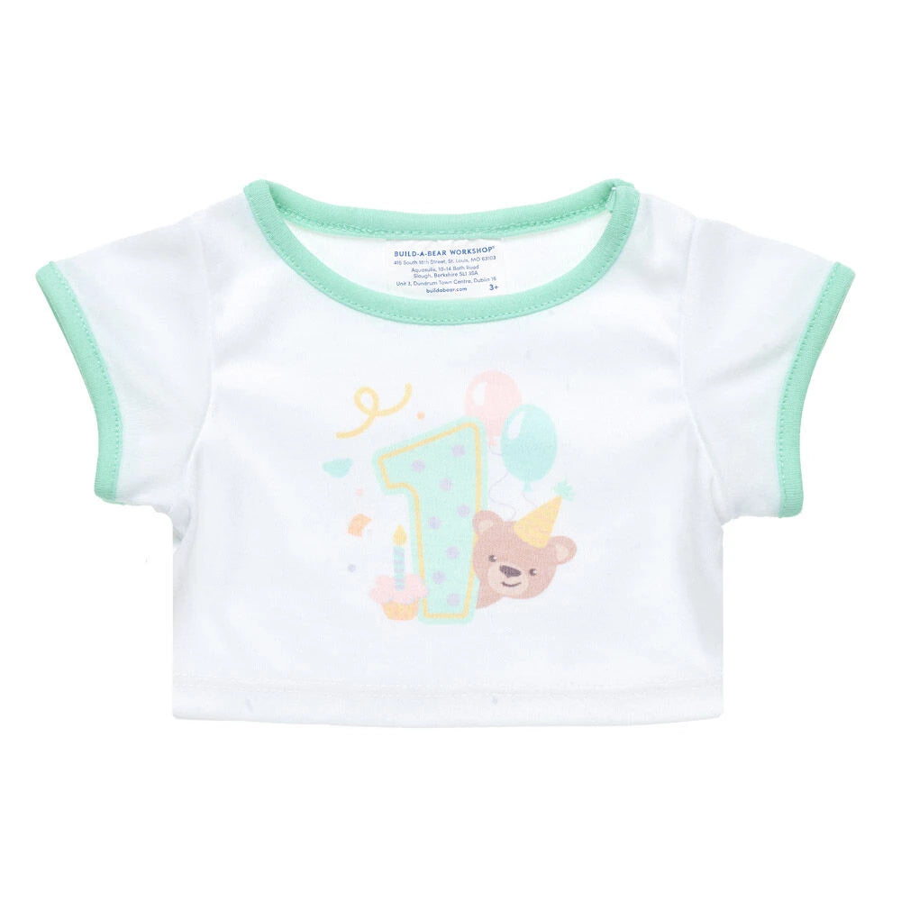 First Birthday T-Shirt for Stuffed Animals | Build-A-Bear® - US 0275