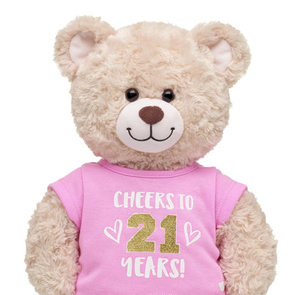 Online Exclusive Cheers to 21 Years T-Shirt | Shop at Build-A-Bear® - US 6052