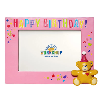 Build-A-Bear® Happy BEARthday! Pink Photo Frame - US 9553