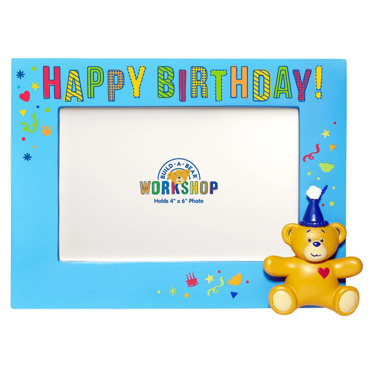 Build-A-Bear® Happy BEARthday! Blue Photo Frame - US 8150