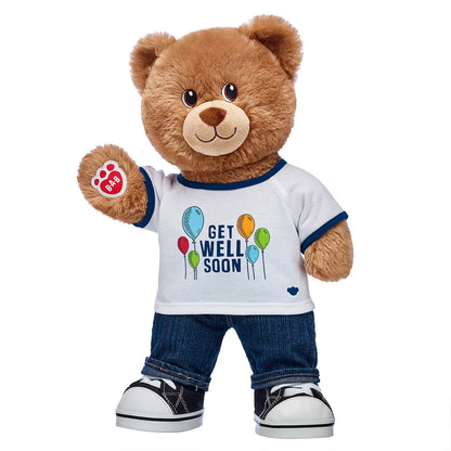 Lil' Cub® Brownie Teddy Bear "Get Well Soon" Gift Set | Build-A-Bear® - US 8306