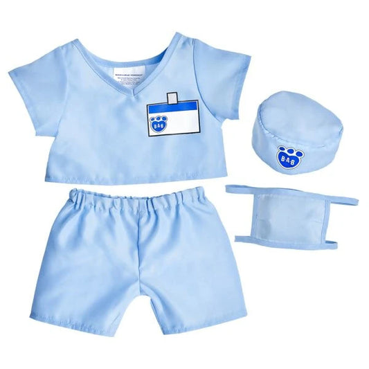 Blue Scrubs 4 pc. for Stuffed Animals | Build-A-Bear® - US 9510