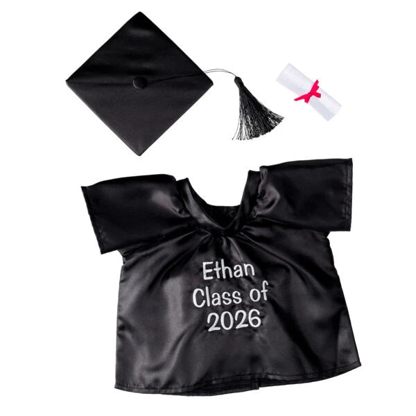 Personalized Embroidered Black Graduation Set | Build A Bear - US 1983