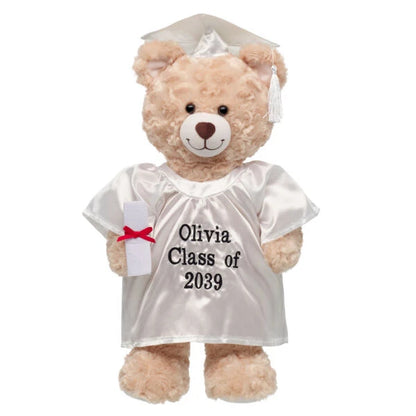 Personalized Embroidered White Graduation Set | Build A Bear - US 5980