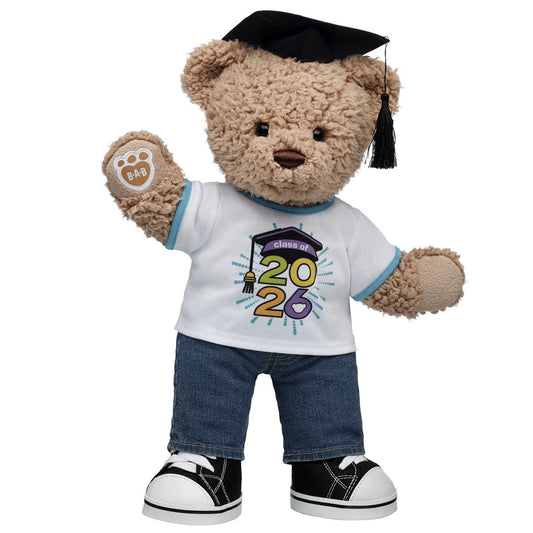 Timeless Teddy Bear Class of 2026 Graduation Gift Set | Build-A-Bear - US 4180
