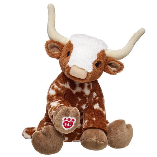 Longhorn Cow Stuffed Animal &amp; Mini Beans Gift Set | Build-A-Bear® - US 6823