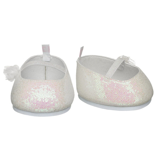 White Sparkle Flats for Stuffed Animals | Build-A-Bear® - US 4070