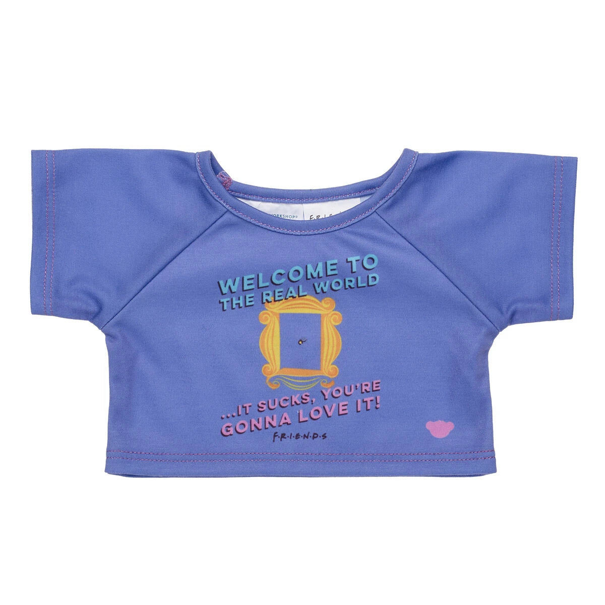 FRIENDS TV Show "Welcome to the Real World" T-Shirt for Stuffed Animals | Build-A-Bear® - US 6260