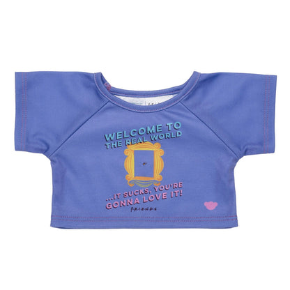 FRIENDS TV Show "Welcome to the Real World" T-Shirt for Stuffed Animals | Build-A-Bear® - US 6260