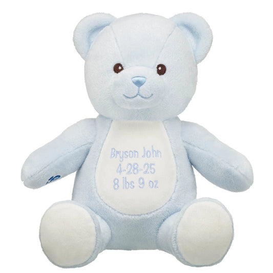 Embroidered Baby Blue Teddy Bear | Build-A-Bear® - US 5856