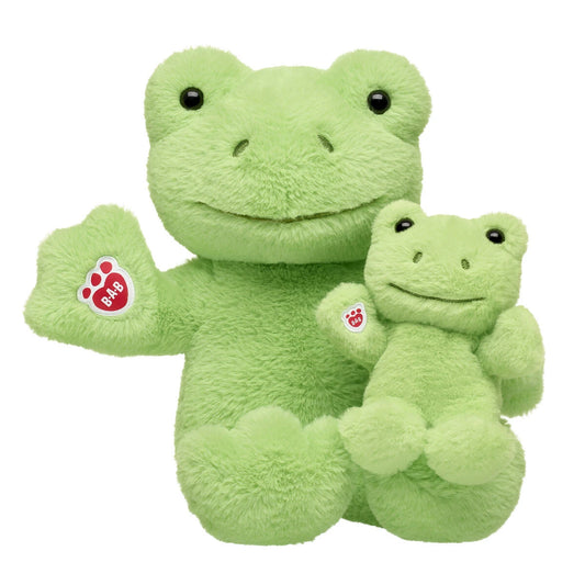 Spring Green Frog Stuffed Animal &amp; Mini Beans Gift Set | Build-A-Bear® - US 3085