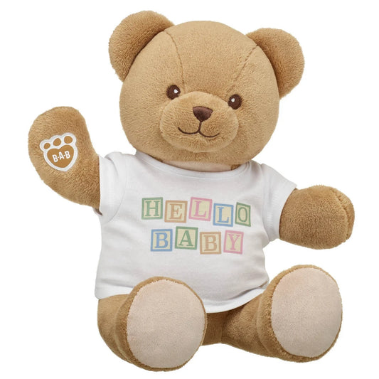 Baby Brown Teddy Bear "Hello Baby" Gift Set | Build-A-Bear® - US 5590