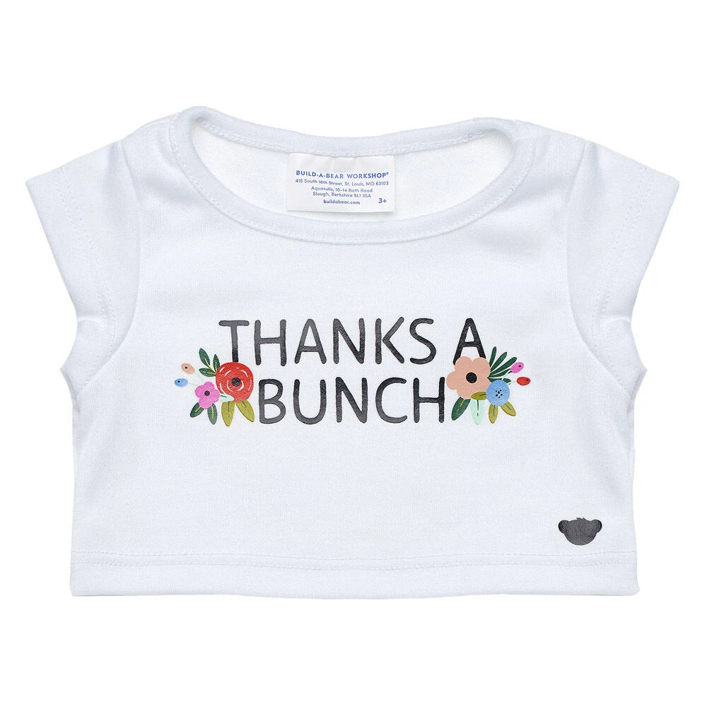Thanks a Bunch T-Shirt for Stuffed Animals | Build-A-Bear® - US 6062