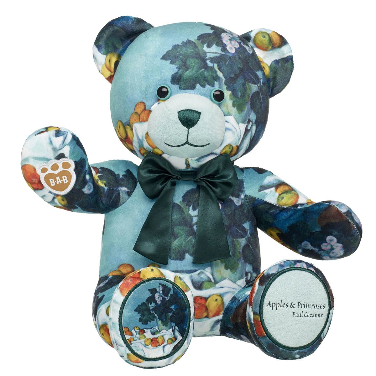 Cézanne Still Life Painting Teddy Bear &amp; Bow | Build-A-Bear® - US 6651