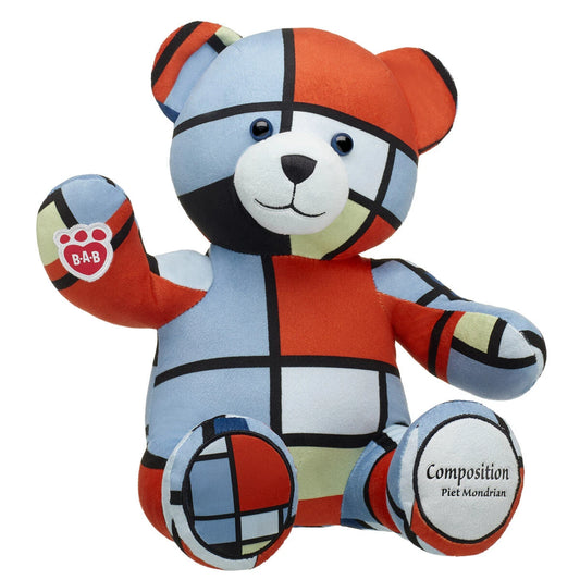 Piet Mondrian Composition Teddy Bear - US 3762