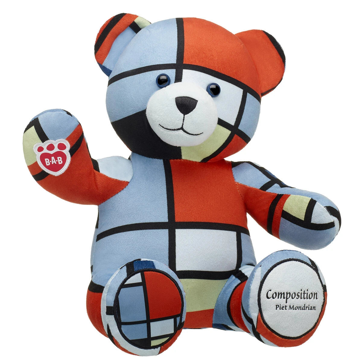 Piet Mondrian Composition Teddy Bear - US 3353