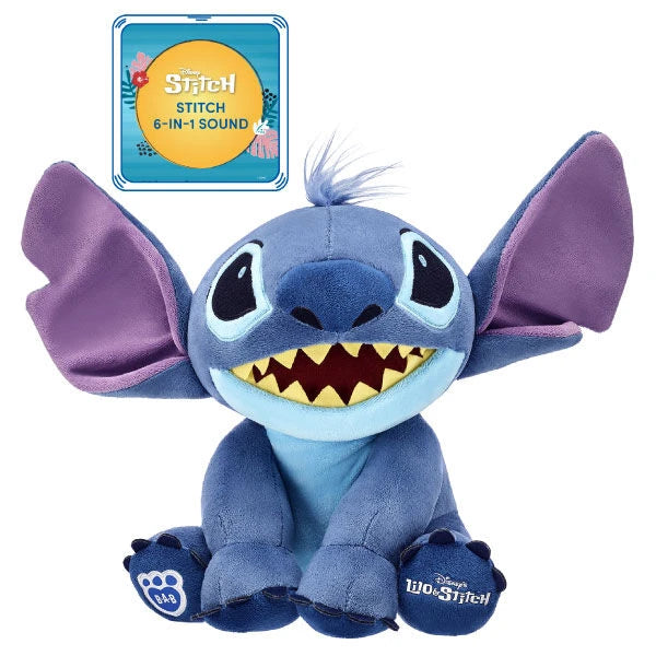 Disney's Stitch Stuffed Animal with Sound | Shop Now at Build-A-Bear® - US 3630