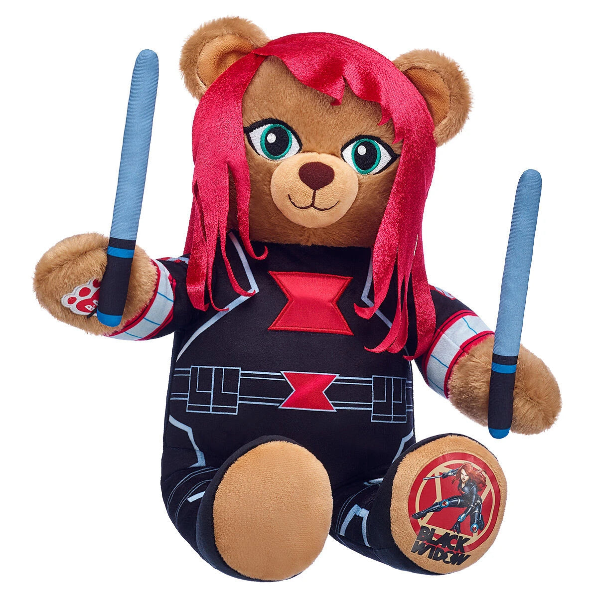 Marvel Black Widow Inspired Teddy Bear | Build-A-Bear® - US 0471