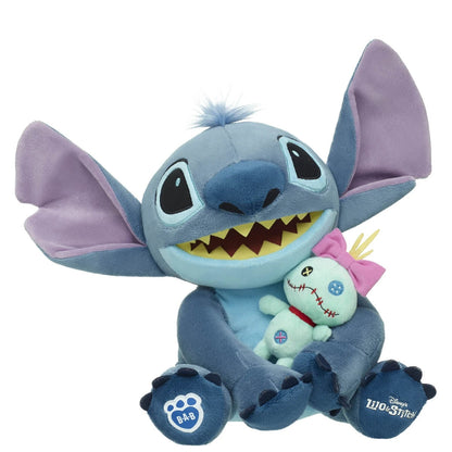 Disney Stitch Plush with Scrump Wristie | Build-A-Bear® - US 1004