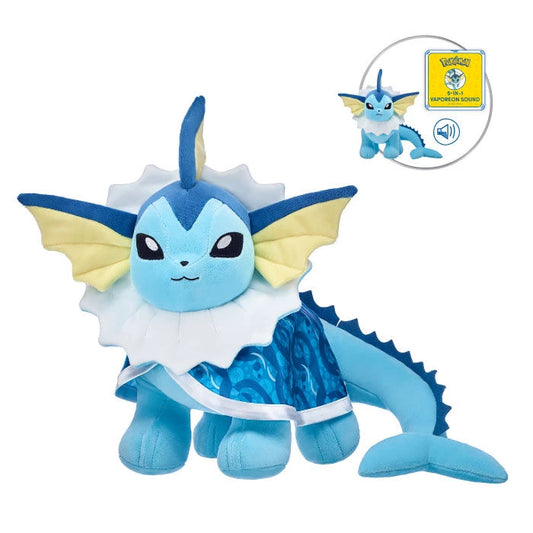 Pokémon Vaporeon Plush Bundle | Build-A-Bear - US 4409