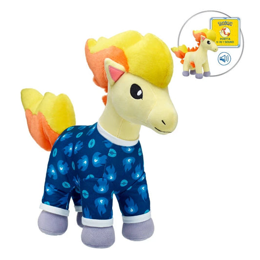 Pokémon Ponyta Plush w/ 5-in-1 Sound | Build-A-Bear - US 7792