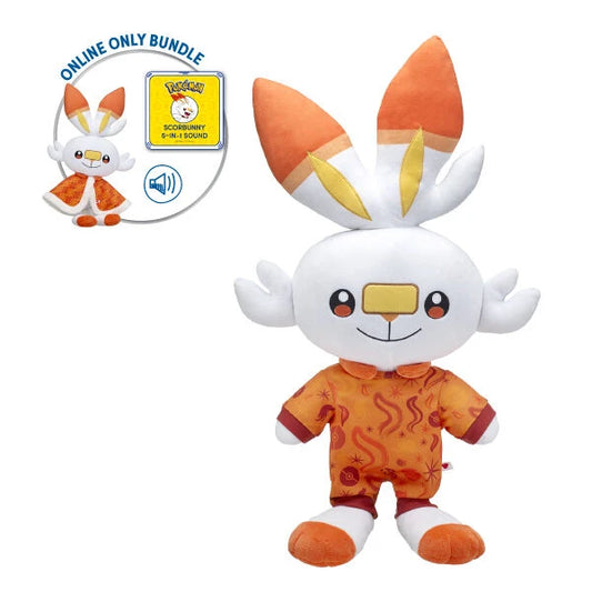 Pokémon Scorbunny Plush Bundle | Build-A-Bear® - US 6137