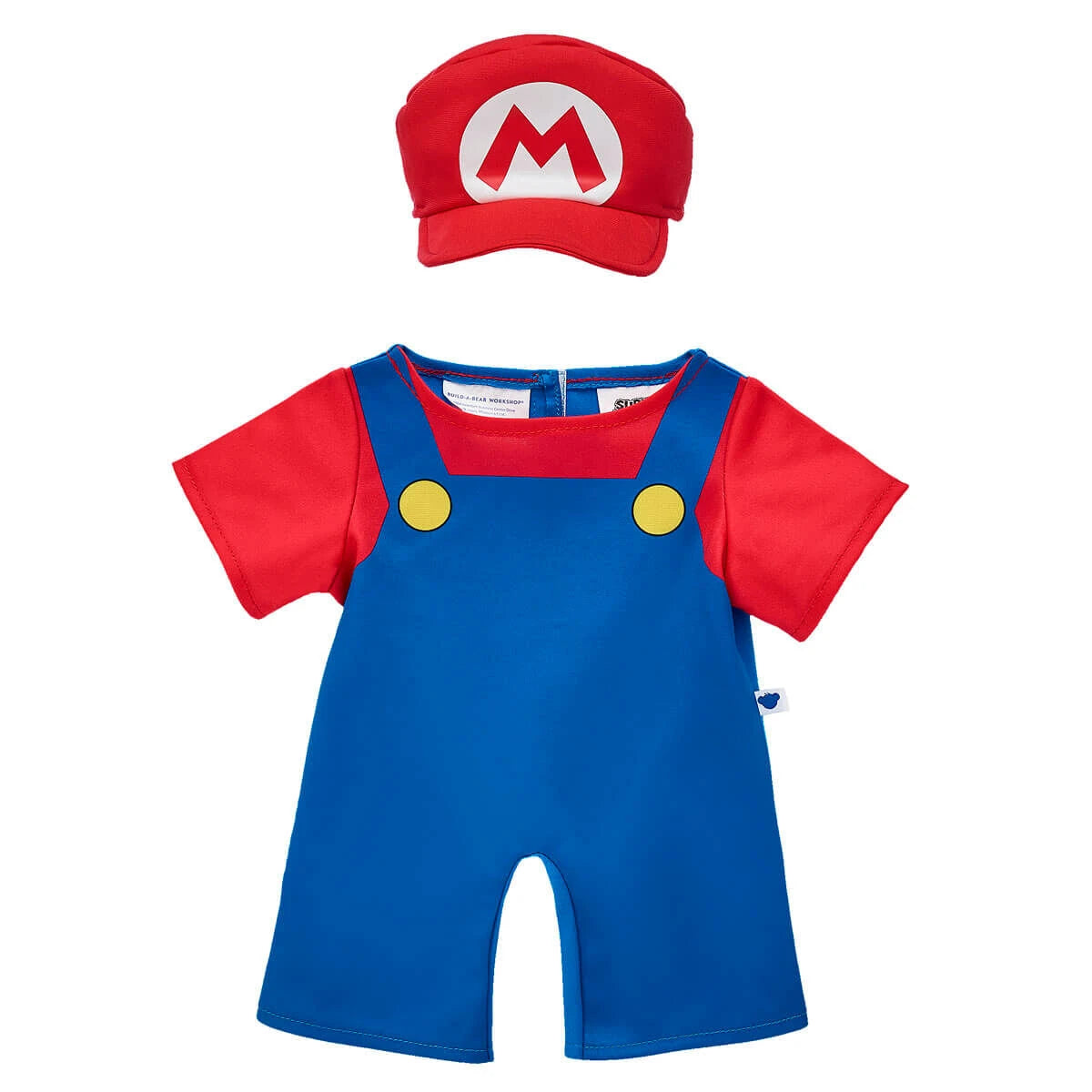 Super Mario Happy Hugs Teddy Bear Mario Gift Set | Build-A-Bear - US 6657
