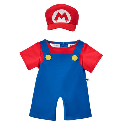 Super Mario Happy Hugs Teddy Bear Mario Gift Set | Build-A-Bear - US 7315